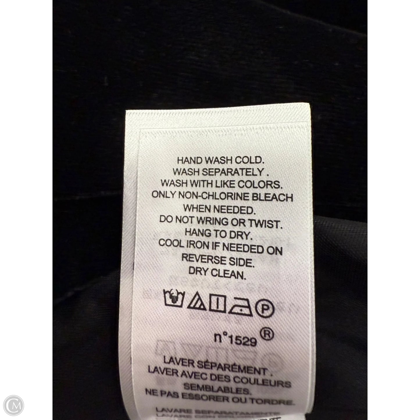 Top Long Sleeve By Lauren By Ralph Lauren In Black, Size: S