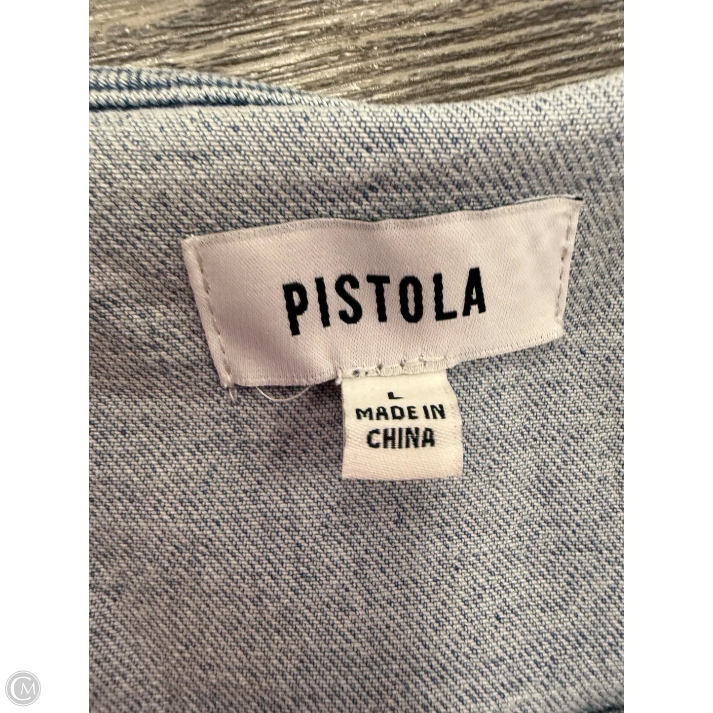 Vest Other By Pistola In Blue Denim, Size: L