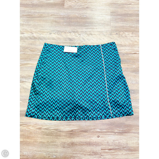 Athletic Skirt By Lady Hagen In Blue & Green, Size: L