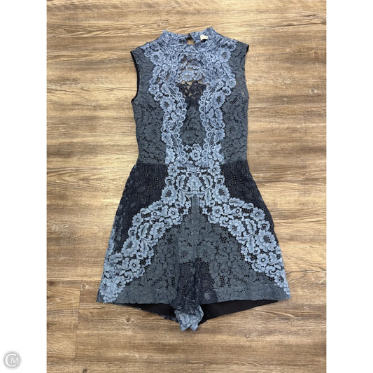 Romper Designer By Sandro In Blue, Size: S