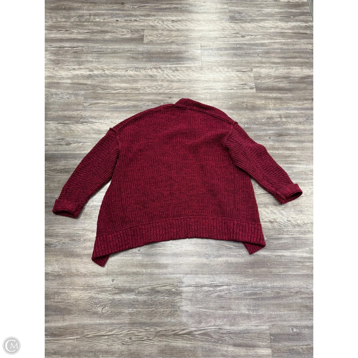 Sweater Cardigan By Free People In Red, Size: S