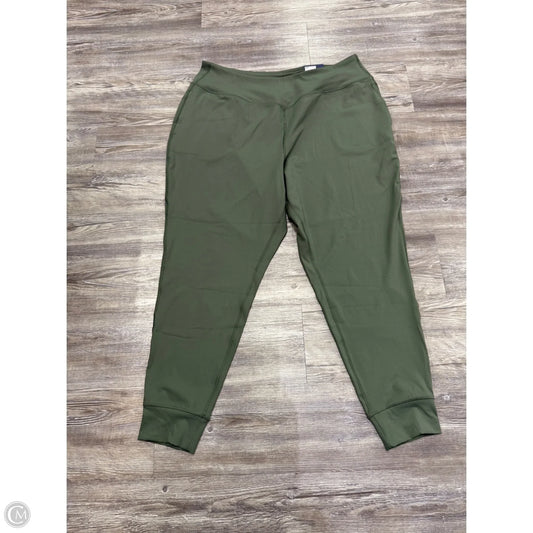 Athletic Pants By Tek Gear In Green, Size: 2x
