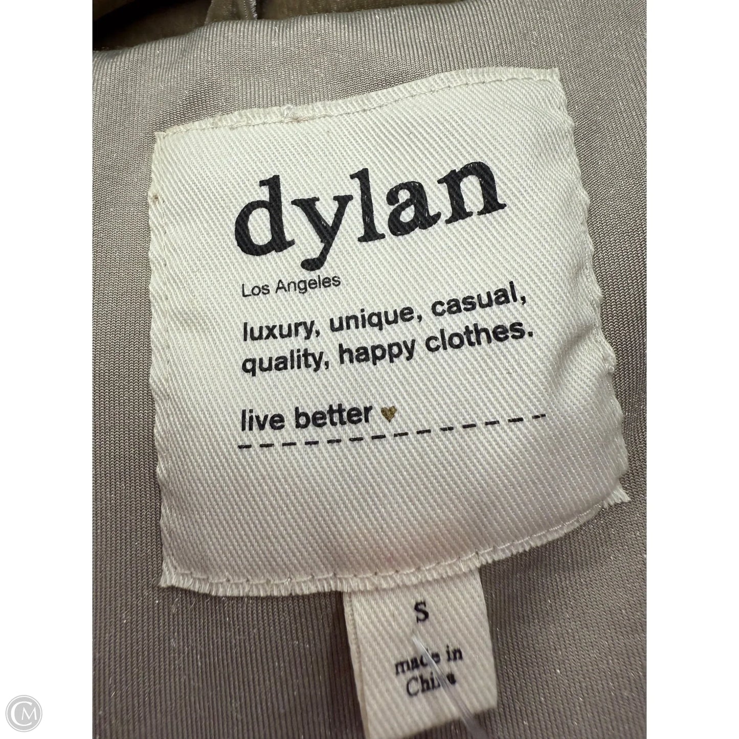 Vest Puffer & Quilted By Dylan In Green, Size: S