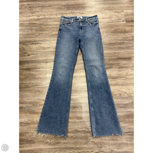 Jeans Straight By Paige In Blue Denim, Size: 6