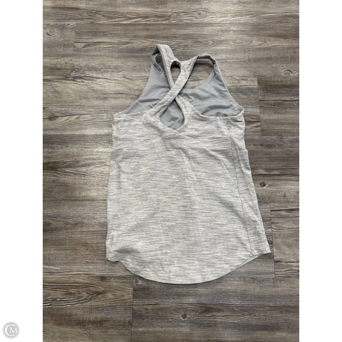 Athletic Tank Top By Lululemon In Grey, Size: 8