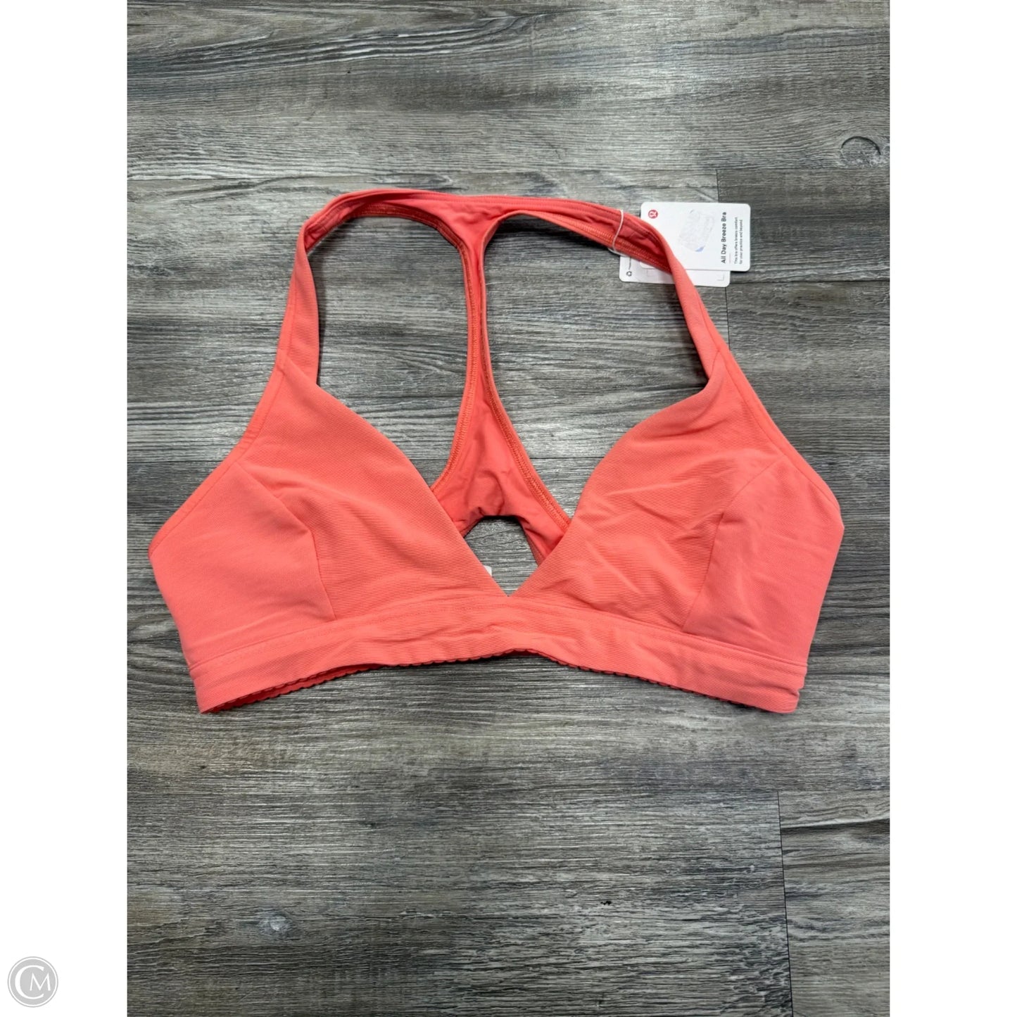Athletic Bra By Lululemon In Peach, Size: 6