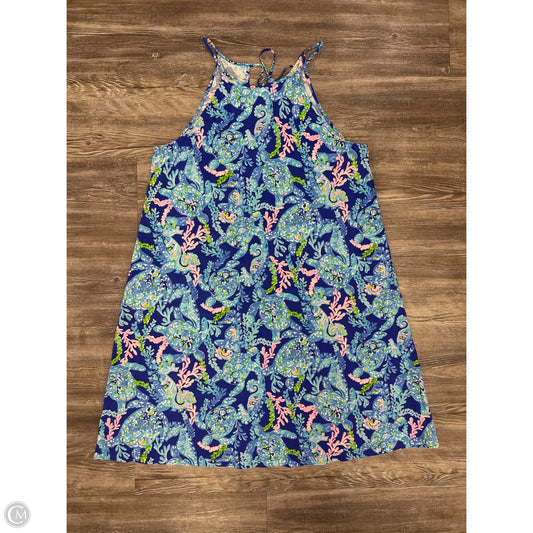 Dress Designer By Lilly Pulitzer In Blue & Pink, Size: S
