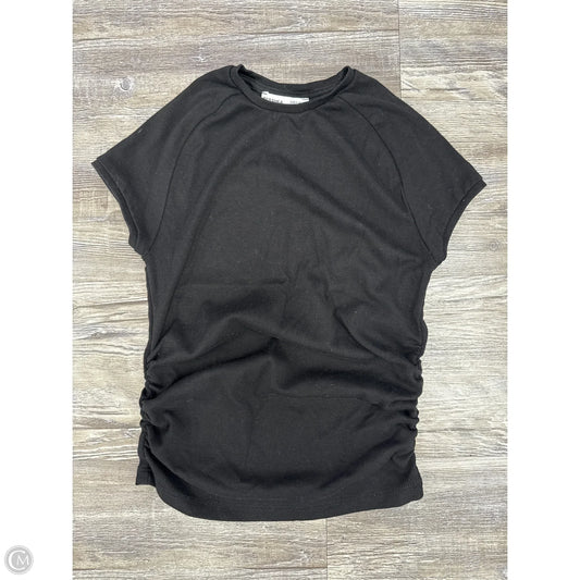 Top Short Sleeve Basic By Bershka In Black, Size: S