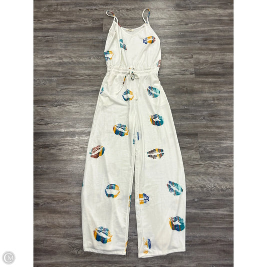 Jumpsuit By Adora In White, Size: L
