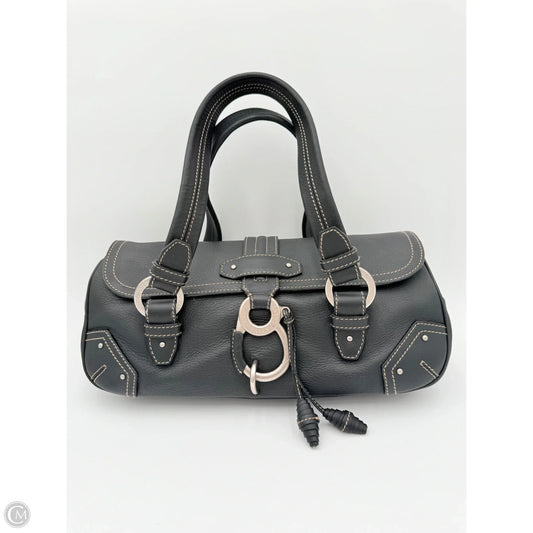 Handbag Leather By Bally, Size: Large