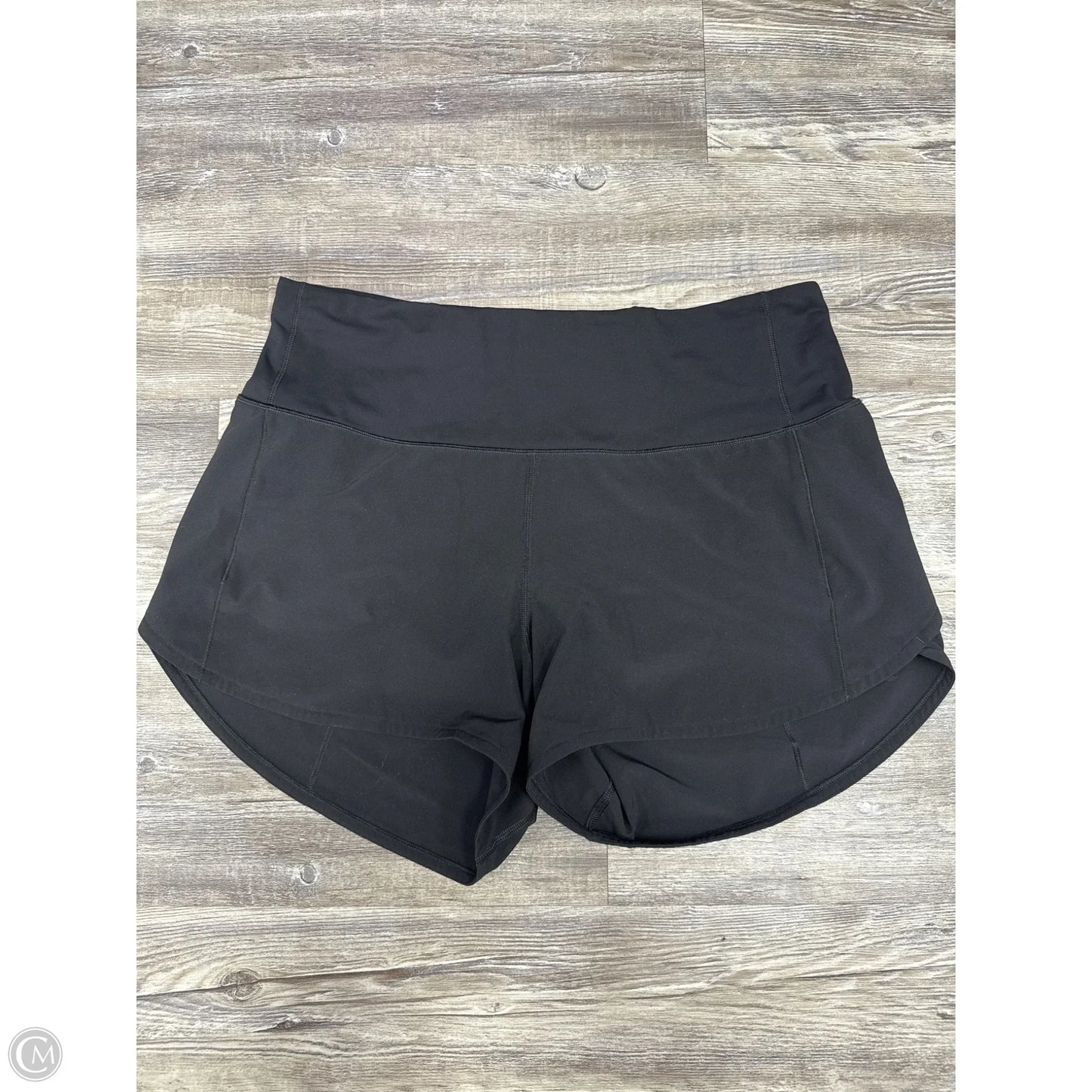 Athletic Shorts By Lululemon In Black, Size: 8
