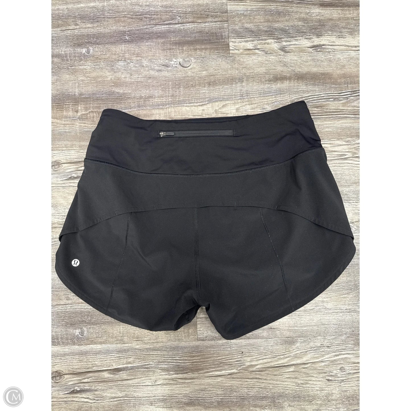 Athletic Shorts By Lululemon In Black, Size: 8