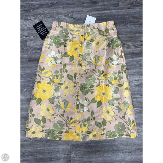 Skirt Maxi By Pomander Place In Pink & Yellow, Size: Xl