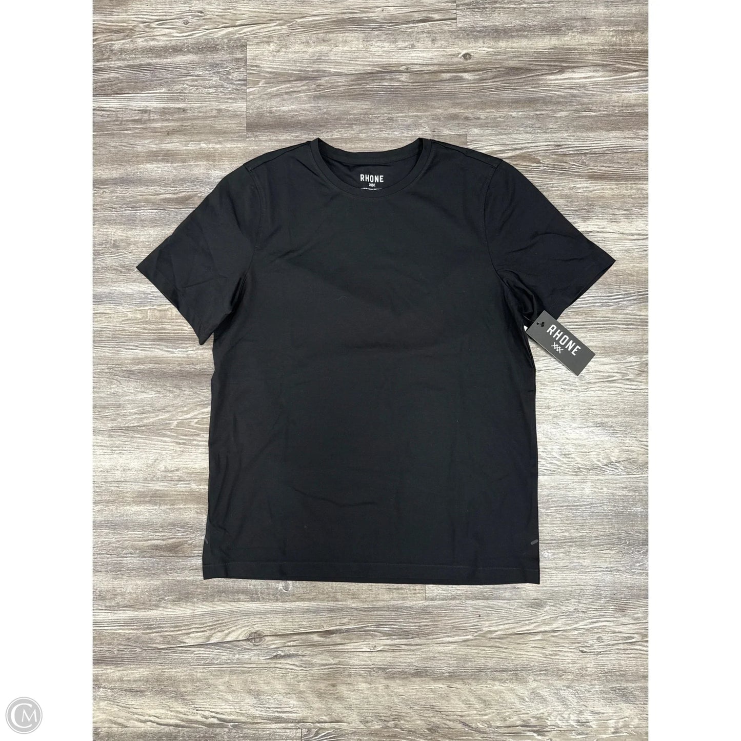 Athletic Top Short Sleeve By Rhone In Black, Size: S