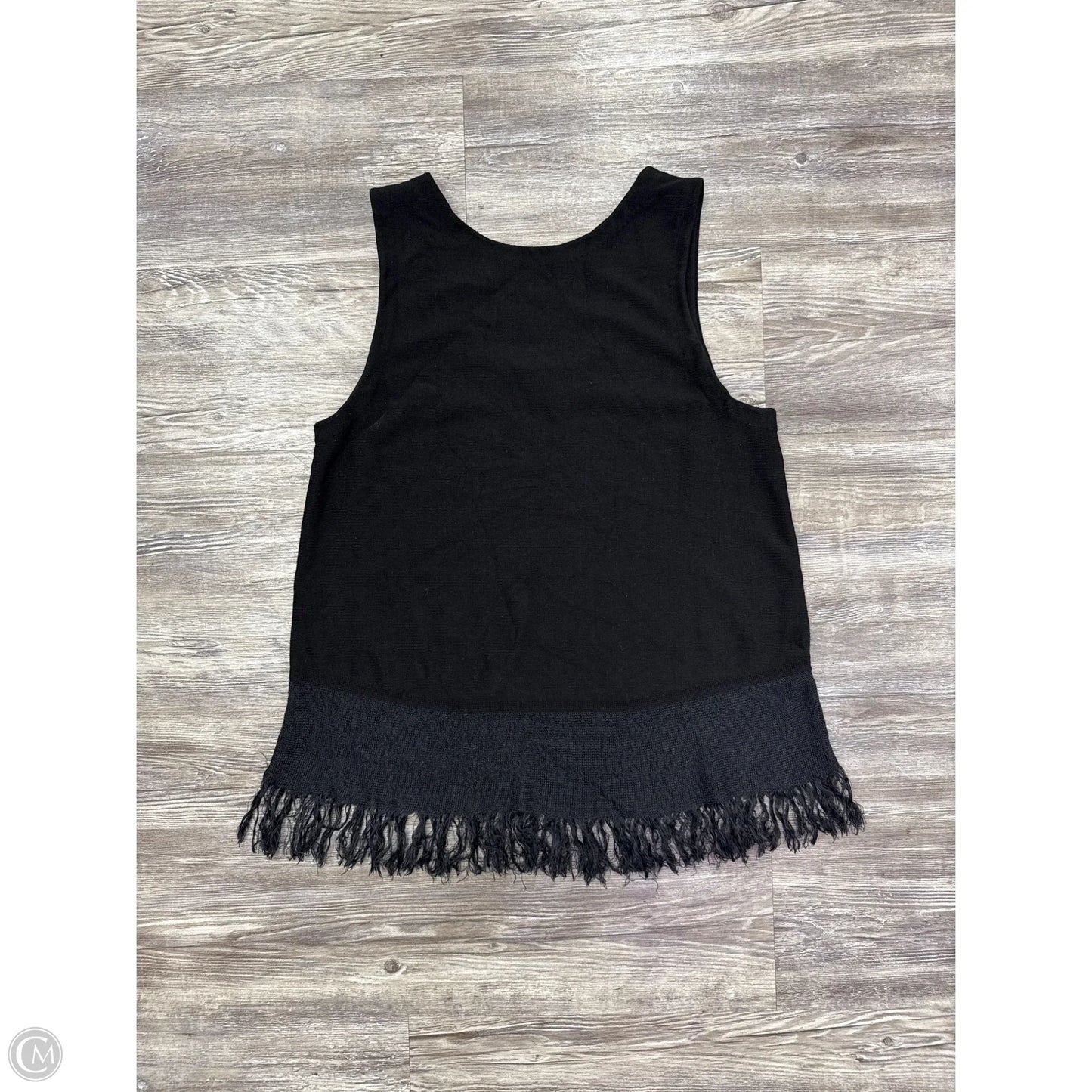 Top Sleeveless By Theory In Black, Size: M