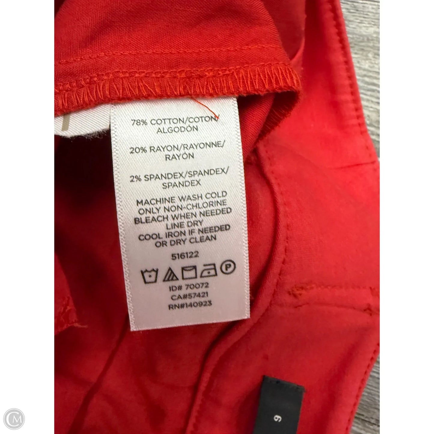 Shorts By Loft In Red, Size: 6