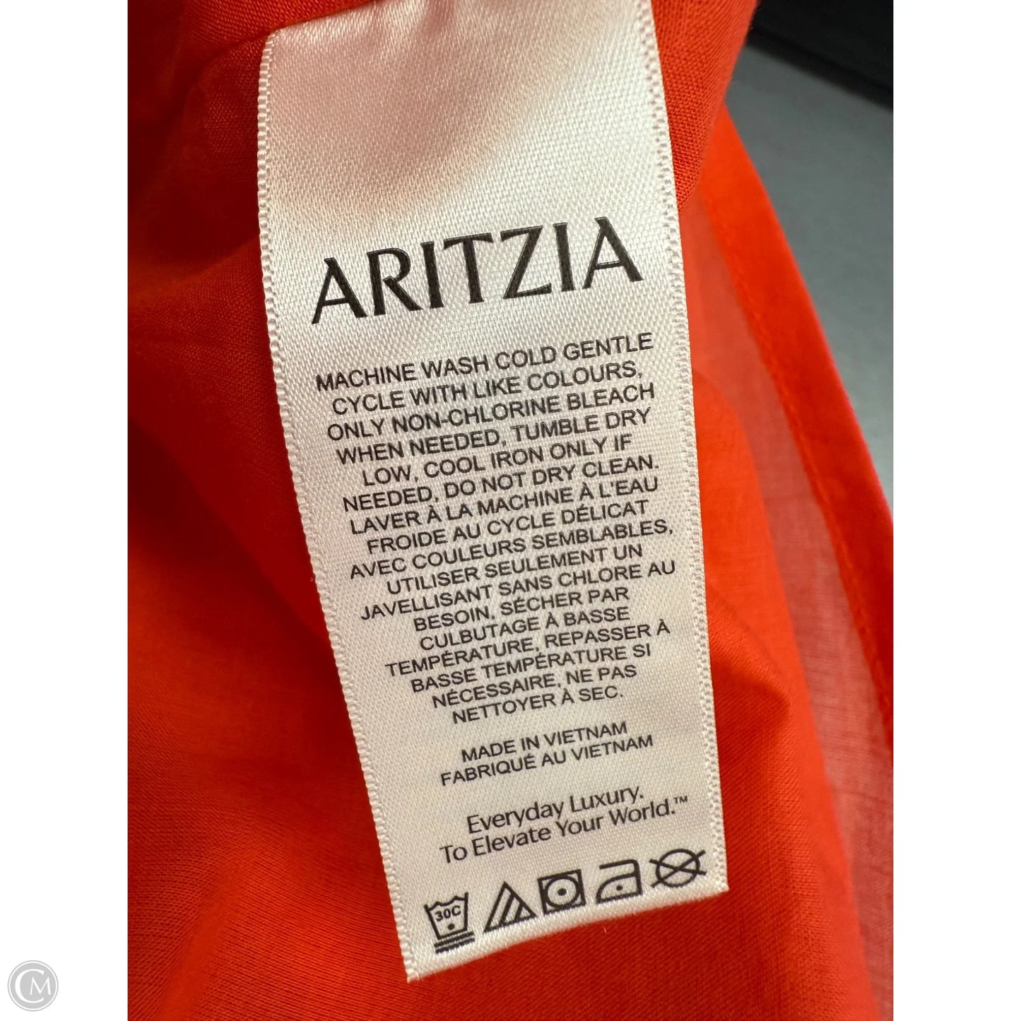 Dress Casual Maxi By Babaton In Orange, Size: L