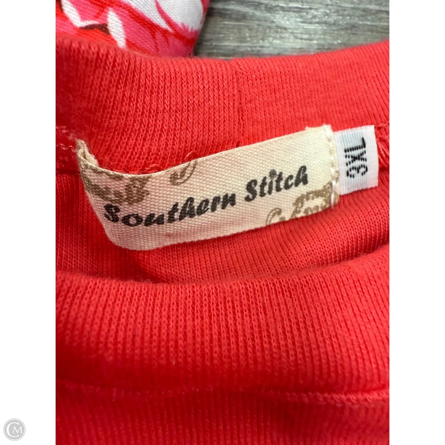 Top Long Sleeve Basic By Southern Stitch In Coral, Size: 3x
