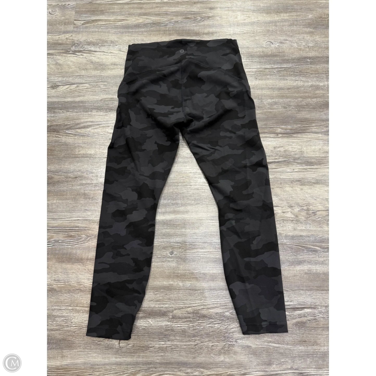 Athletic Leggings By Lululemon In Camouflage Print, Size: 8