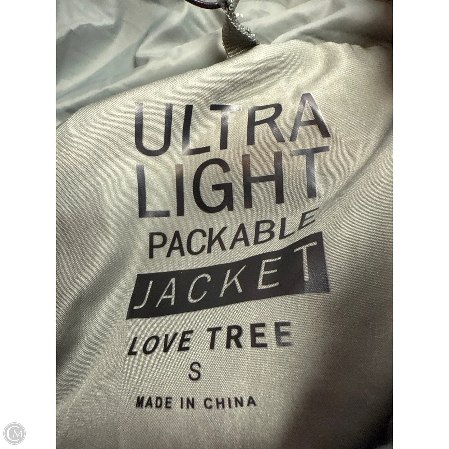 Coat Puffer & Quilted By Love Tree In Green, Size: S