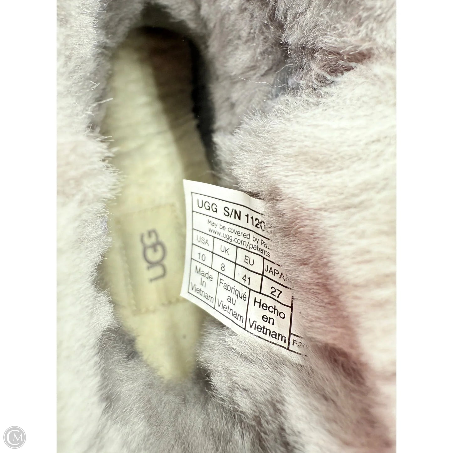 Boots Designer By Ugg In Grey, Size: 10