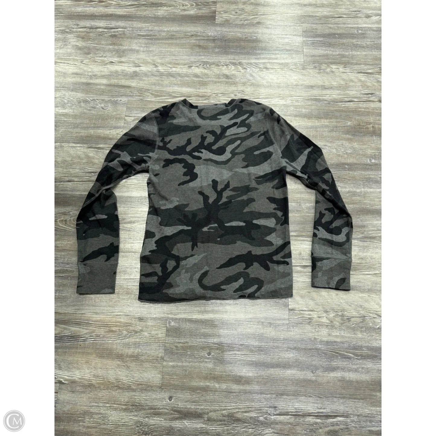 Top Long Sleeve By Ralph Lauren Blue Label In Camouflage Print, Size: Xl