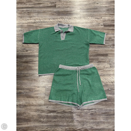 Pajamas 2pc By Amazon Essentials In Green & Grey, Size: L