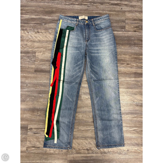 Jeans Straight By Hellessy In Blue Denim, Size: 8