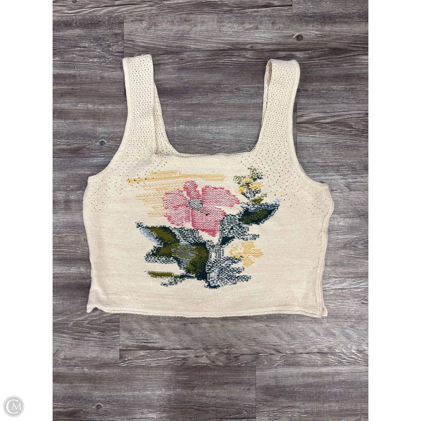 Top Sleeveless By Pilcro In Cream, Size: Xl