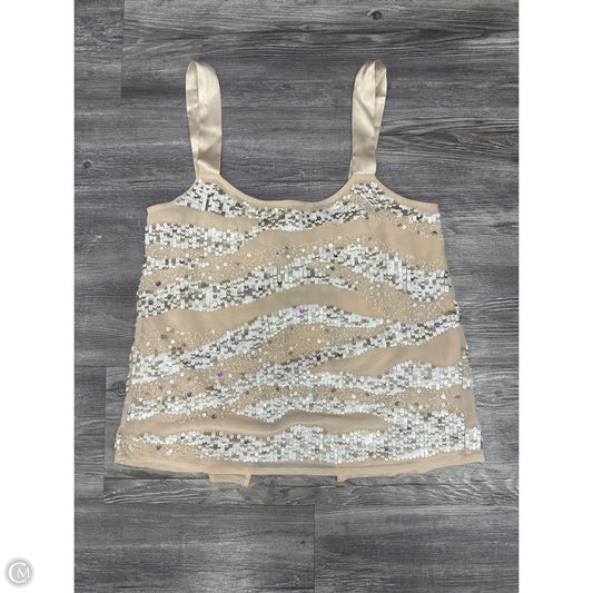 Top Sleeveless By Let Me Be In Beige, Size: Xs