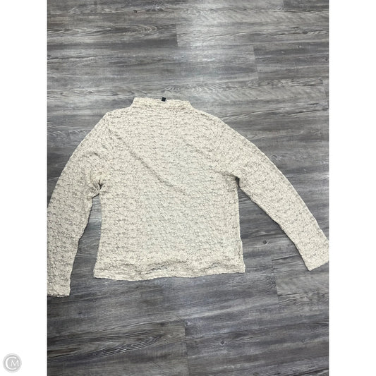 Top Long Sleeve By J. Crew In Cream, Size: 2x