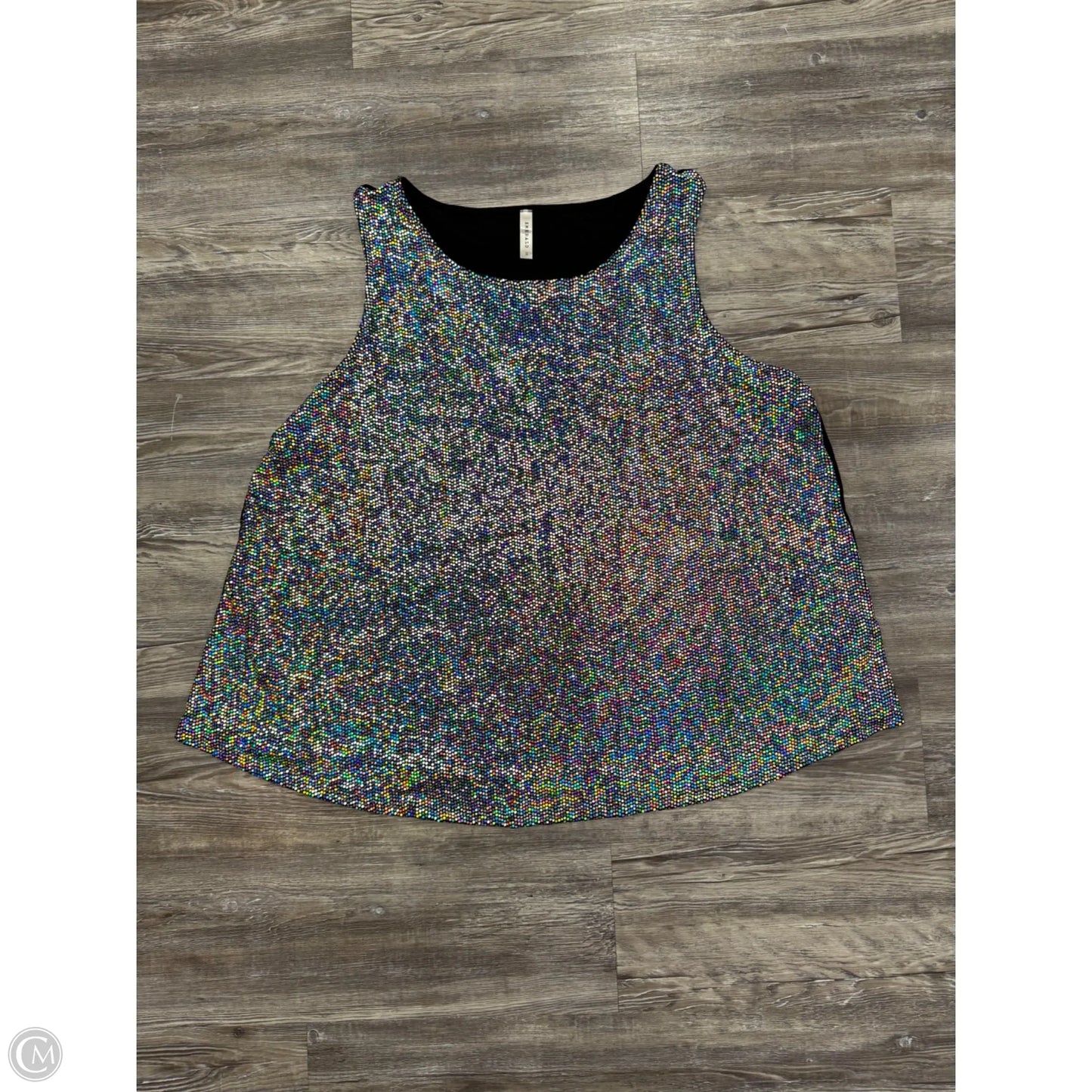 Top Sleeveless By Emerald In Multi-colored, Size: 3x