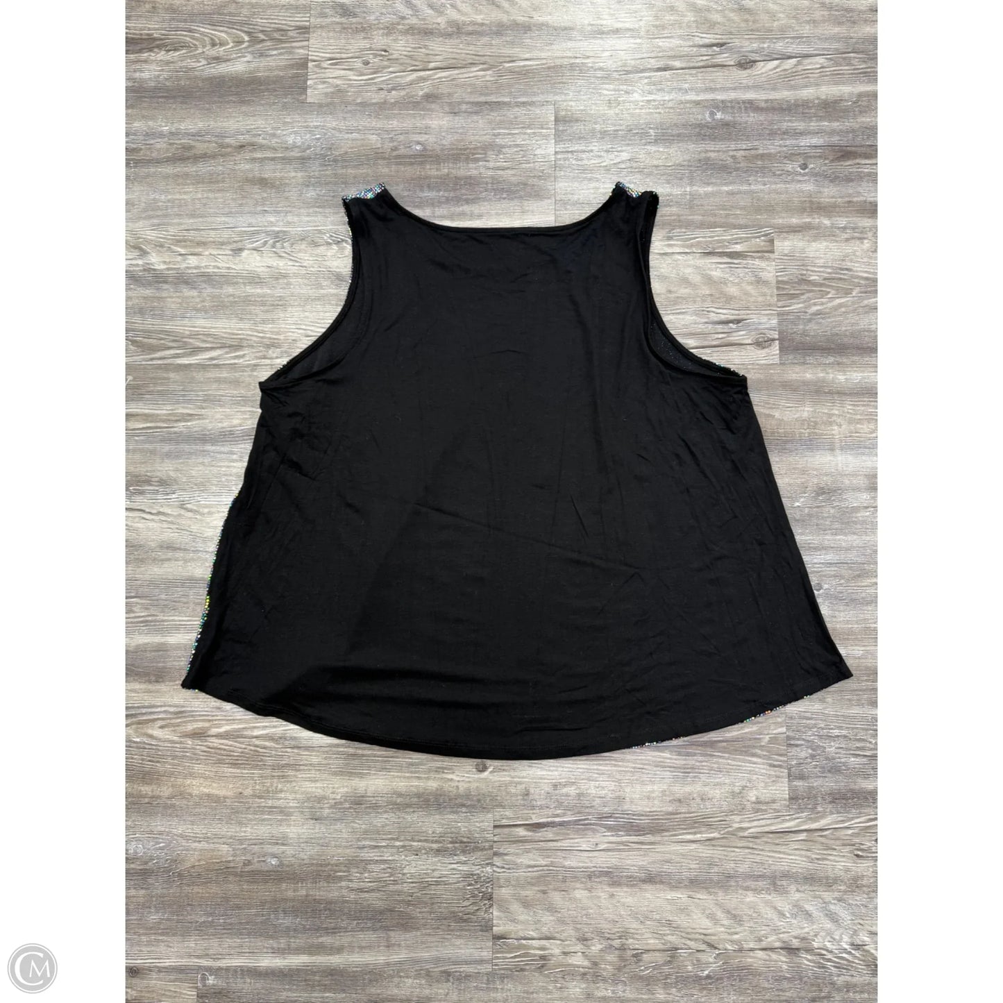 Top Sleeveless By Emerald In Multi-colored, Size: 3x