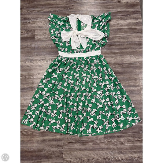 Dress Casual Midi By Unique Vintage In Green, Size: L