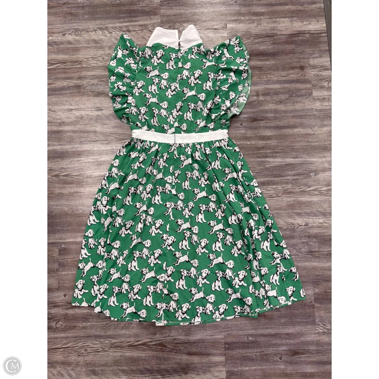 Dress Casual Midi By Unique Vintage In Green, Size: L