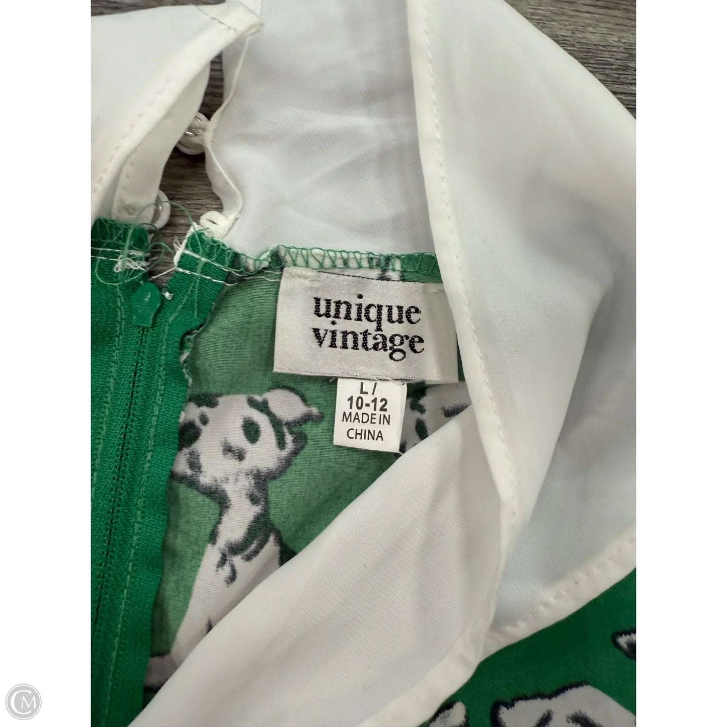 Dress Casual Midi By Unique Vintage In Green, Size: L