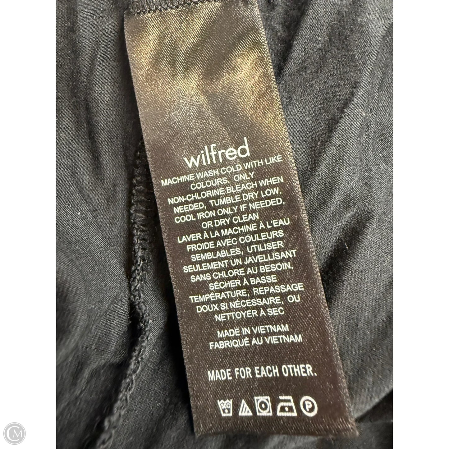 Dress Casual Maxi By Wilfred In Black, Size: L