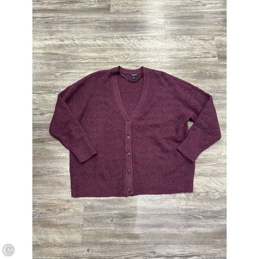 Cardigan By Torrid In Purple, Size: 1x