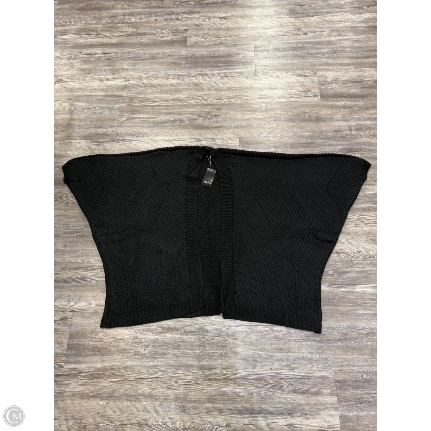 Sweater Cardigan By Torrid In Black, Size: L