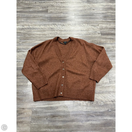 Sweater Cardigan By Torrid In Brown, Size: 1x