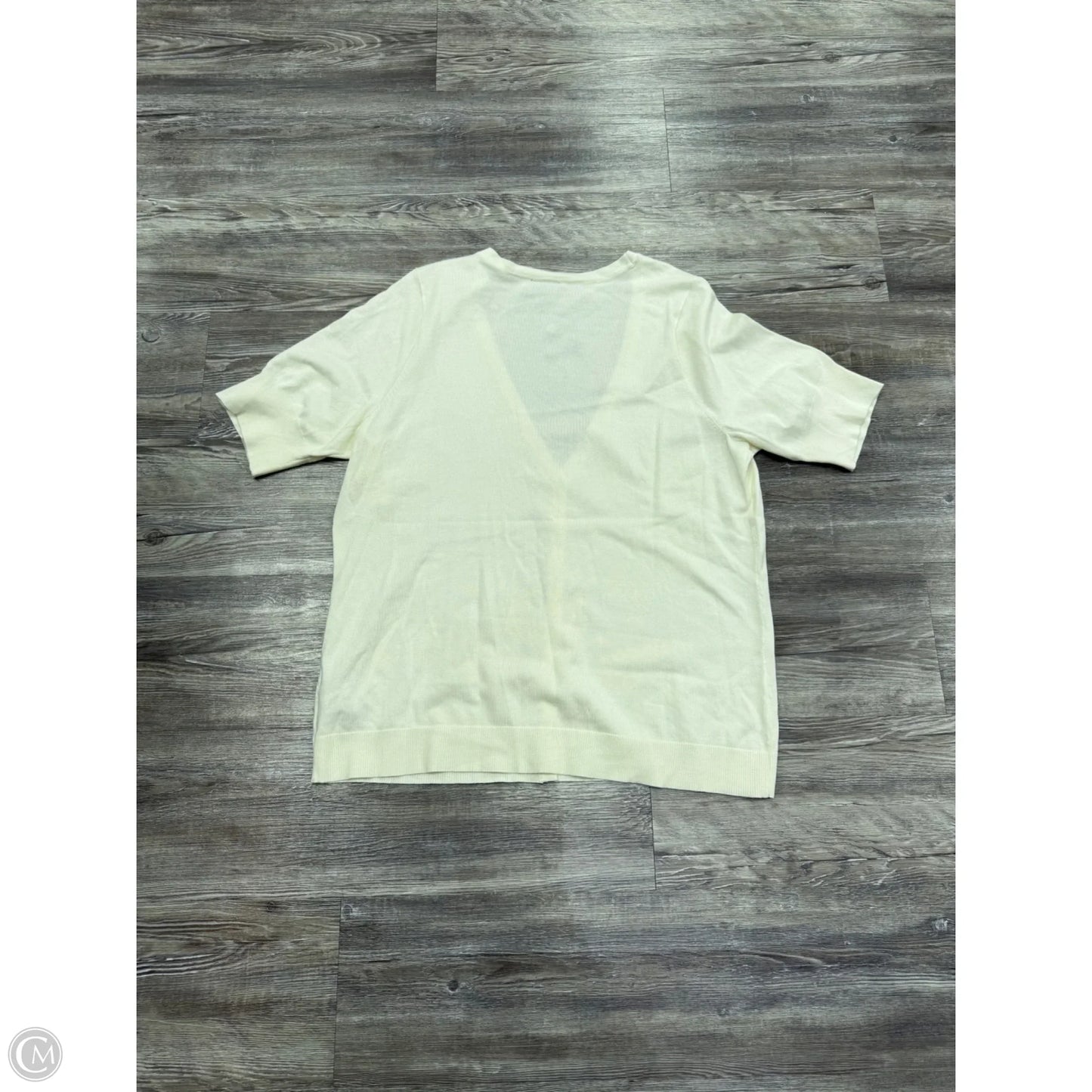 Sweater Cardigan By Torrid In White, Size: 1x