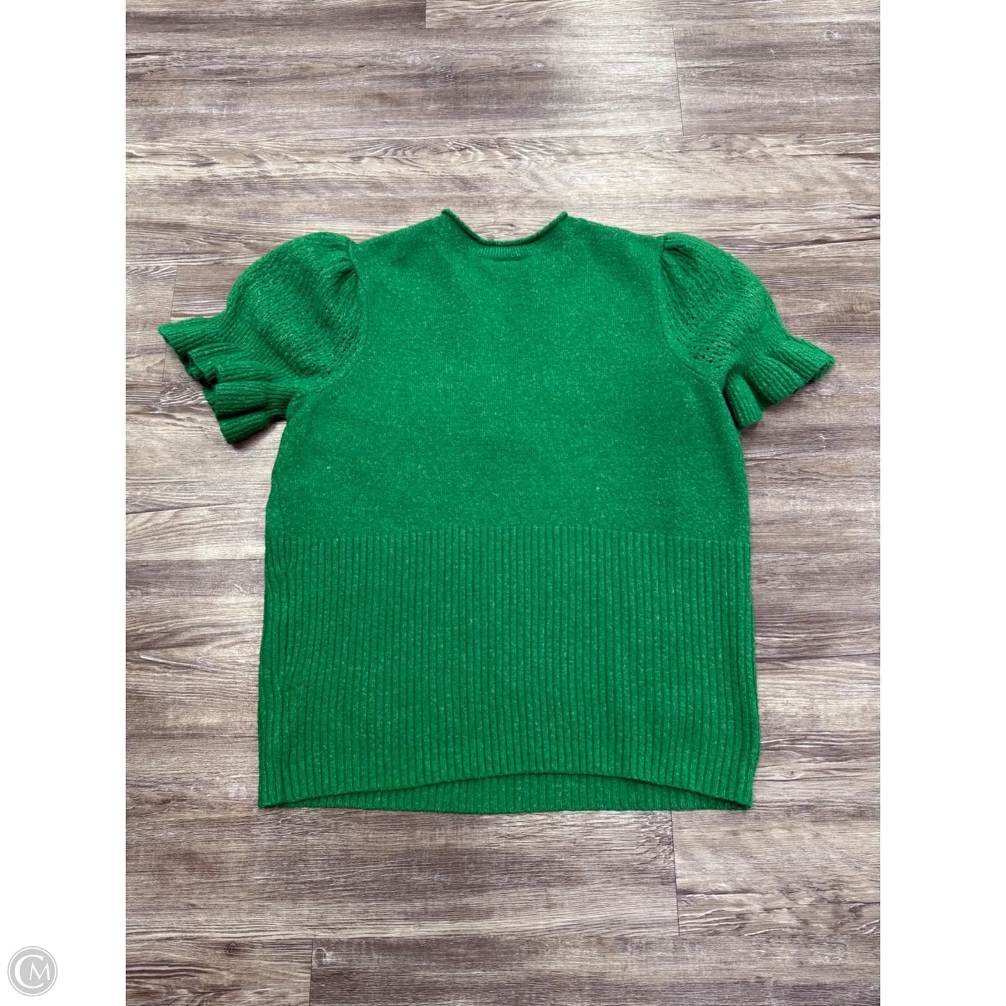Sweater Short Sleeve By Torrid In Green, Size: 1x
