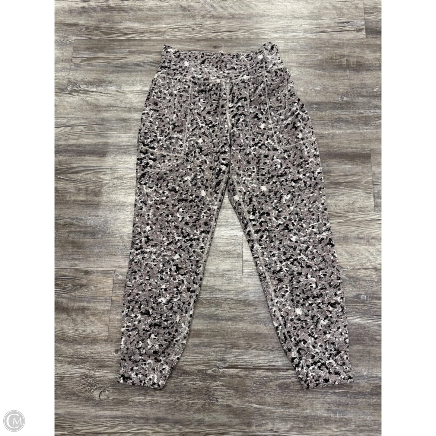 Athletic Leggings By Athleta In Grey, Size: L