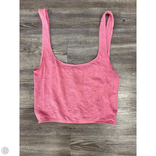 Top Sleeveless By Anthropologie In Pink, Size: L