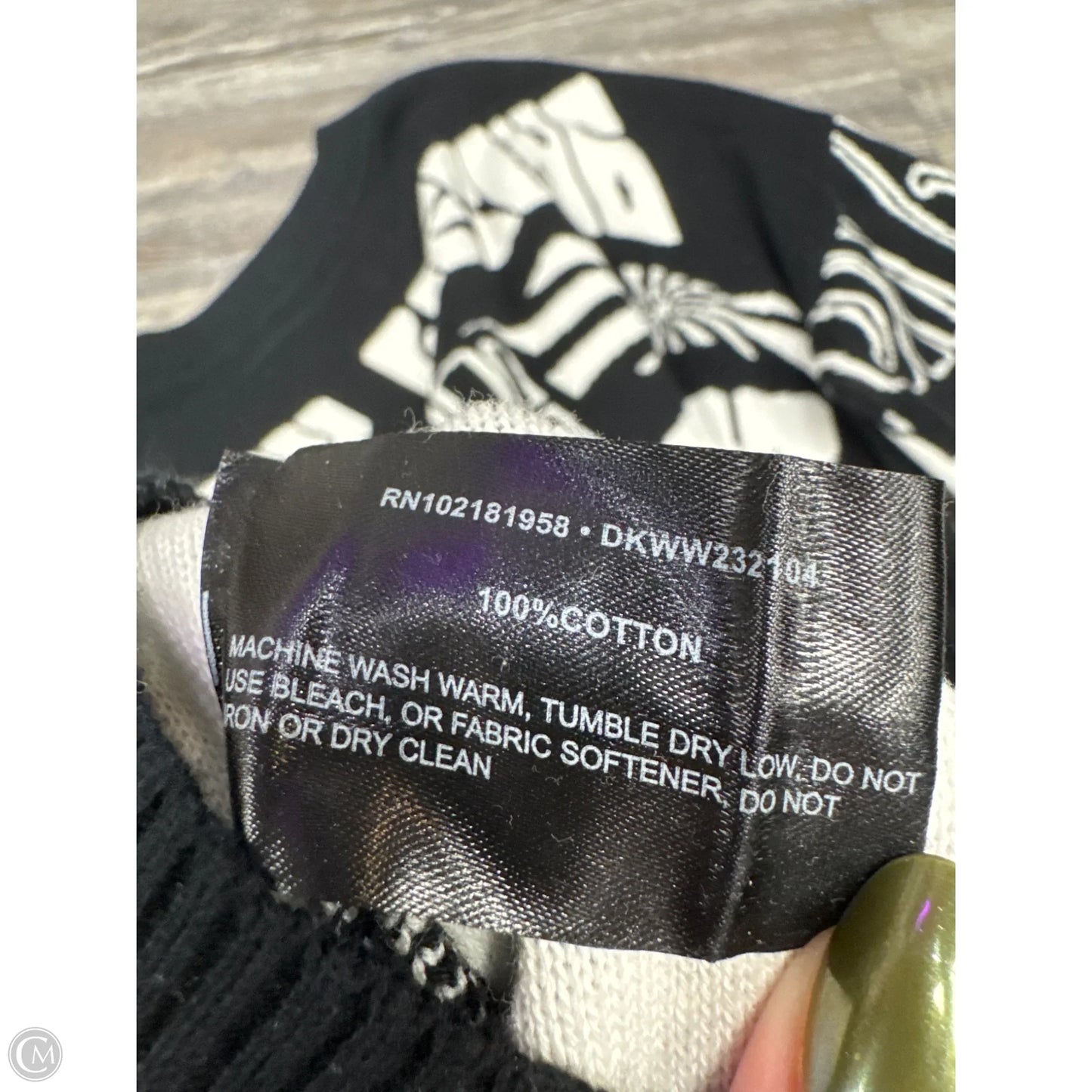Sweater By Dolls Kill In Black & White, Size: M