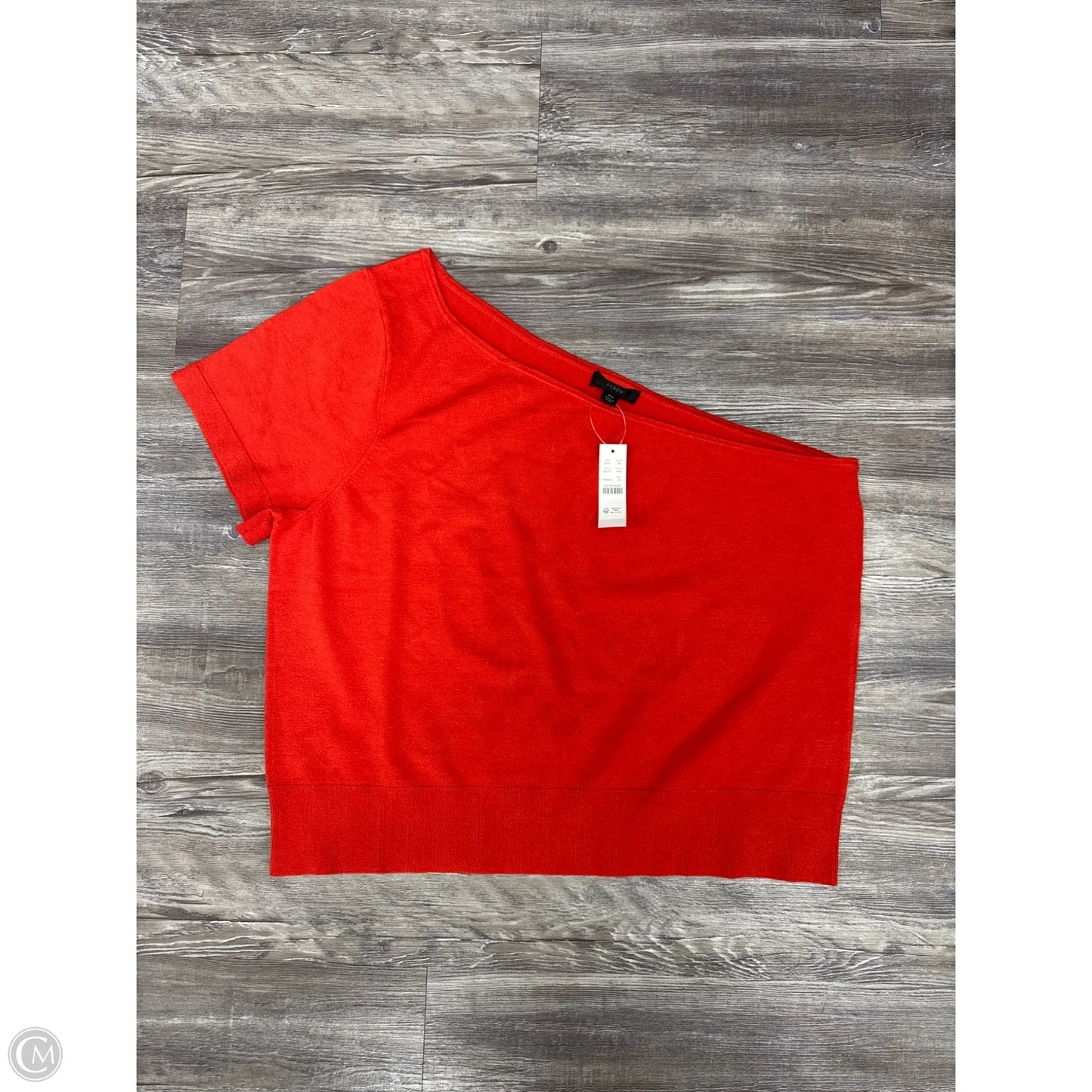 Top Short Sleeve By J. Crew In Orange, Size: 2x