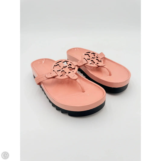 Sandals Designer By Tory Burch In Pink, Size: 8.5