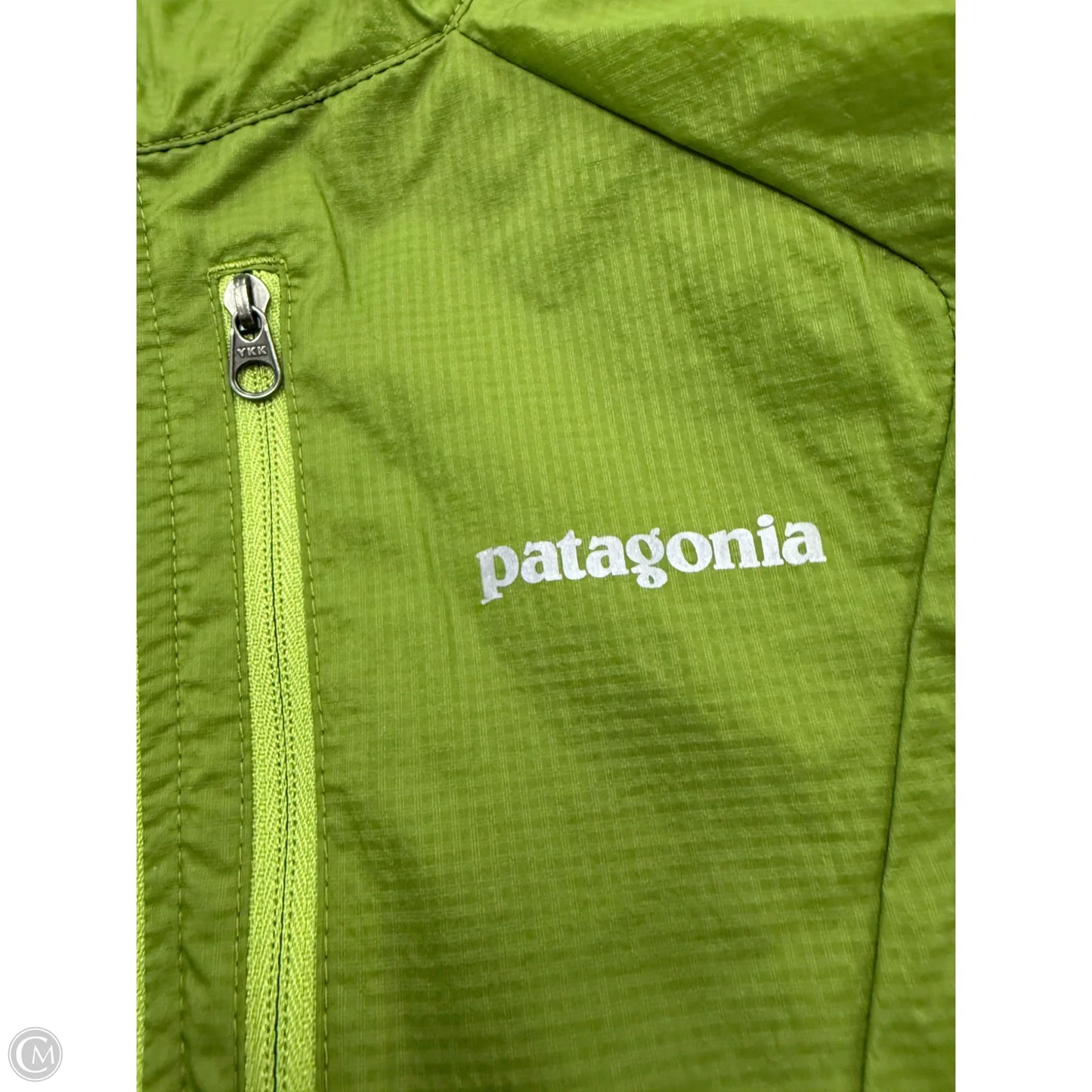Jacket Windbreaker By Patagonia In Green, Size: S