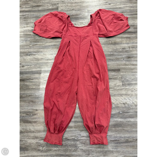 Jumpsuit By Free People In Red, Size: M