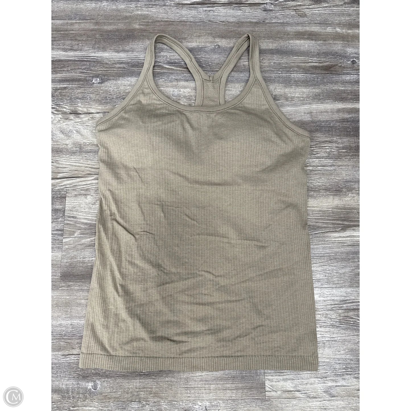 Athletic Tank Top By Lululemon In Green, Size: 10